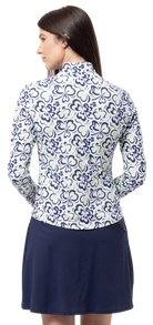 SOLAIR COOL ULTRA-MESH ZIP MOCK. SHAMMY. 900653 - SanSoleil