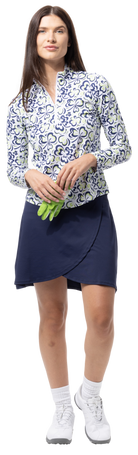 SOLAIR COOL ULTRA-MESH ZIP MOCK. SHAMMY. 900653 - SanSoleil