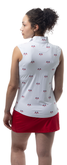 COOLING ULTRA-MESH ZIP SLEEVELESS MOCK. PARADE DAY. 900654 - SanSoleil