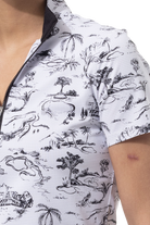 SANSOLEIL COOL ULTRA-MESH ZIP SHORT SLEEVE MOCK. TOILE DE GOLF. BLACK. 900655 - SanSoleil