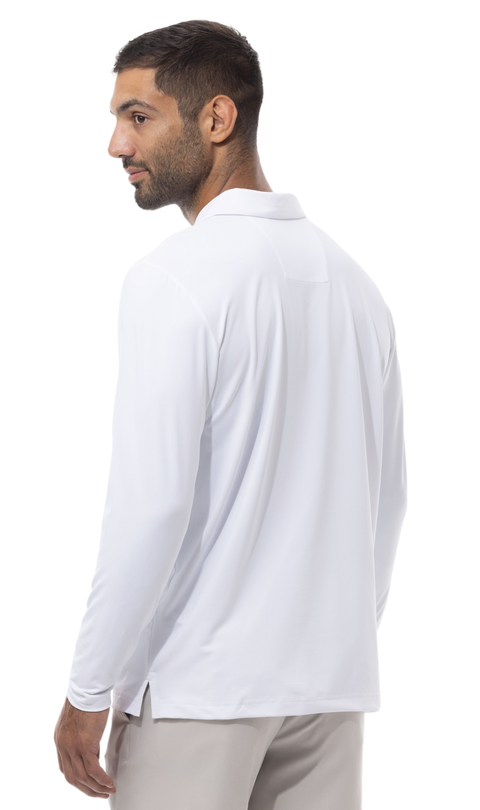 MEN'S SOLTEK ICE POLO. WHITE.  900835 - SanSoleil
