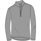 MEN'S SOLTEK ICE CHECK 1/4 ZIP MOCK. MELANGE DOVE CHECK.  900838 - SanSoleil