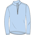 MEN'S SOLTEK ICE CHECK 1/4 ZIP MOCK. MELANGE MALIBU CHECK.  900838 - SanSoleil