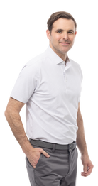 MEN'S SOLAIR COOL POLO. BETSY. WHITE. 900840A - SanSoleil