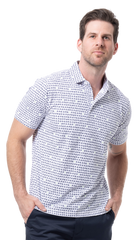 MEN'S SOLAIR COOL PRINT POLO. LUCKY BREAK.  900840A - SanSoleil