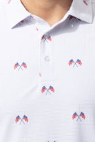 MEN'S SOLAIR COOL PRINT POLO. AMERICA 250. 900840A - SanSoleil