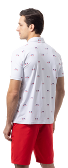 MEN'S SOLAIR COOL PRINT POLO. AMERICA 250. 900840A - SanSoleil
