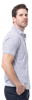 MEN'S SOLAIR COOL PRINT POLO. LUCKY BREAK.  900840A - SanSoleil
