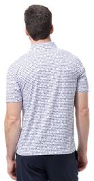 MEN'S SOLAIR COOL PRINT POLO. LUCKY BREAK.  900840A - SanSoleil