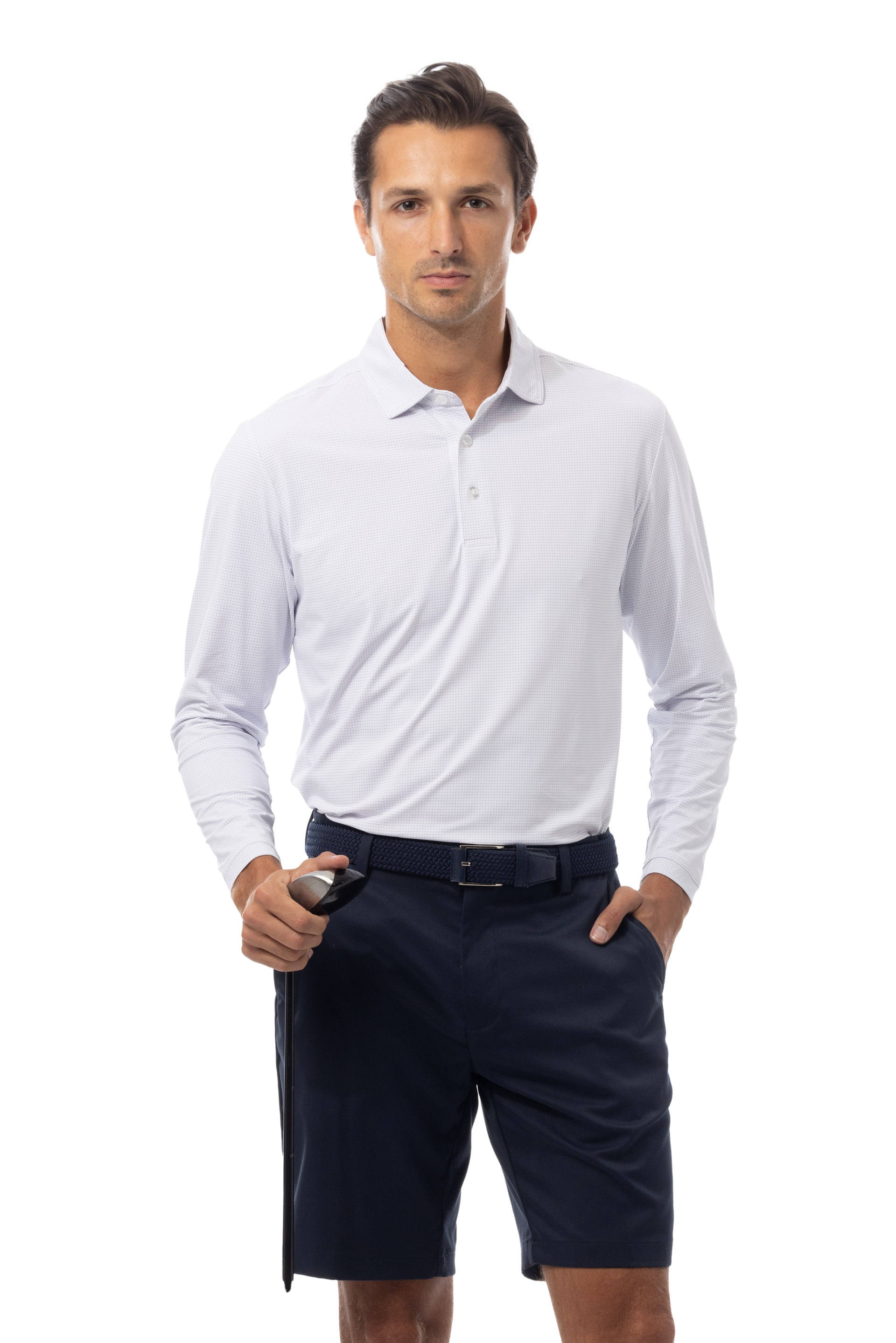SanSoleil's Men's Golf Polos & Tops. Perfect UV 50 sun protection