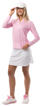 SANSOLEIL 17" GOLF SKORT. WHITE. 900225S - SanSoleil