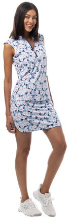 SANSOLEIL 17" GOLF SKORT. PUTTERCUP. BLUE. 900225 - SanSoleil