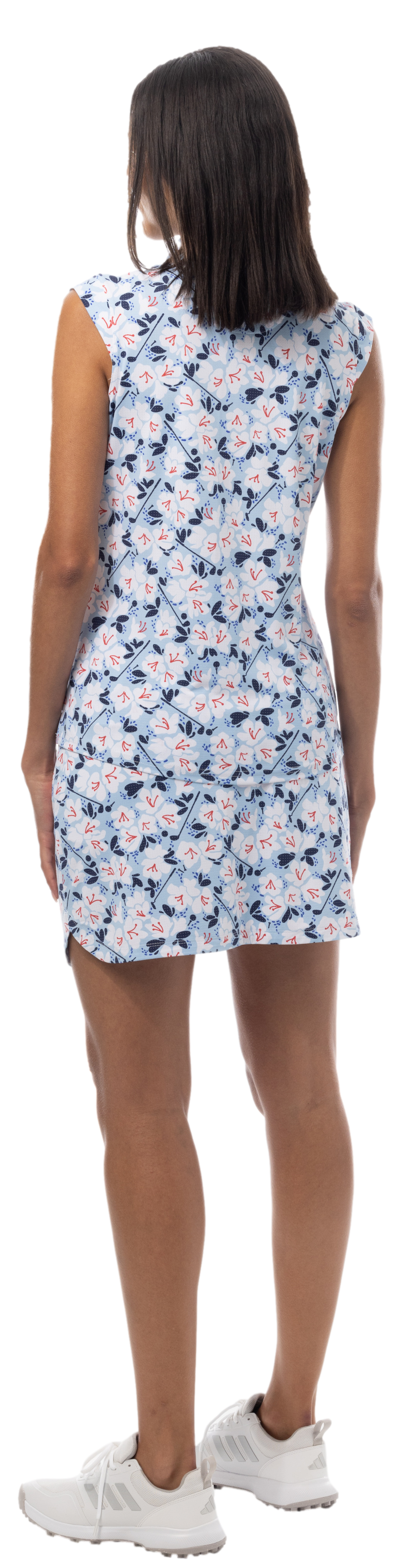 SANSOLEIL 17" GOLF SKORT. PUTTERCUP. BLUE. 900225 - SanSoleil