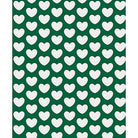 SanSoleil SOLAIR COOL Ultra-Mesh sleeveless polo in green with I Heart Golf pattern, made for breathable comfort and style.