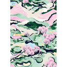 SanSoleil SolCool Berkshire print short sleeve mock shirt featuring a colorful, patterned design with a 1/4 zip collar.