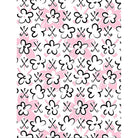SanSoleil SolTek LUX pink sleeveless shirt with a Fairway Flowers print, short sleeve, lightweight athletic wear for women.