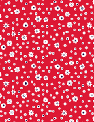 SOLSHINE PRINT 1/4 ZIP MOCK. STAR STRUCK. RED SILVER . 900320 - SanSoleil