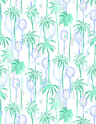 SOLCOOL 1/4 ZIP MOCK. TENNIS PARADISE. 900463 - SanSoleil