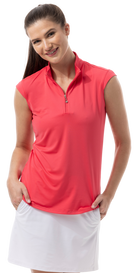 SUNGLOW SLEEVELESS MOCK - PARADISE PINK. 900439