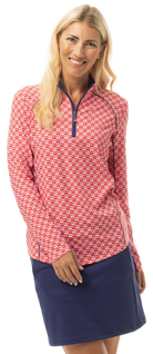 SOLCOOL PRINT MOCK-CHERRY PIE - 900445P