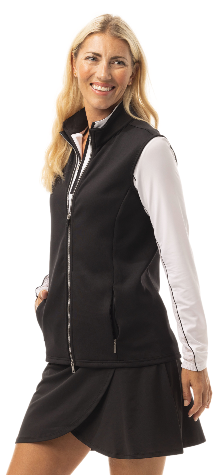SolLayer ZIP VEST. BLACK. 900512