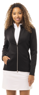 SolLayer DOUBLE ZIP JACKET. BLACK. 900513