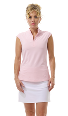 SOLTEK LUX SLEEVELESS SOLID MOCK. BALLET PINK.  900627